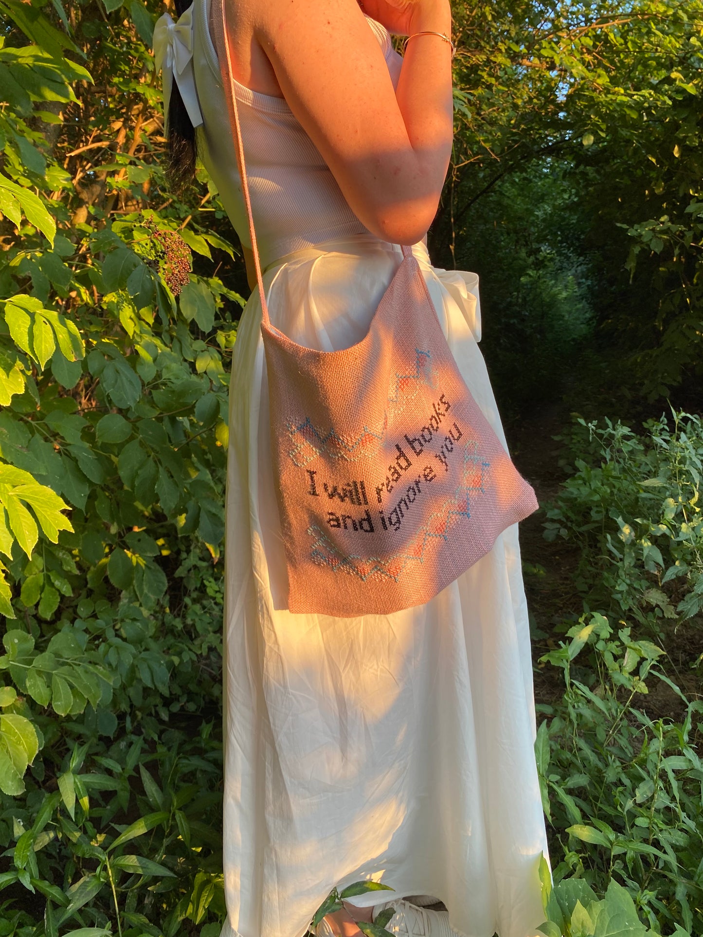 Geantă Tote Bag “Reading and Ignoring”
