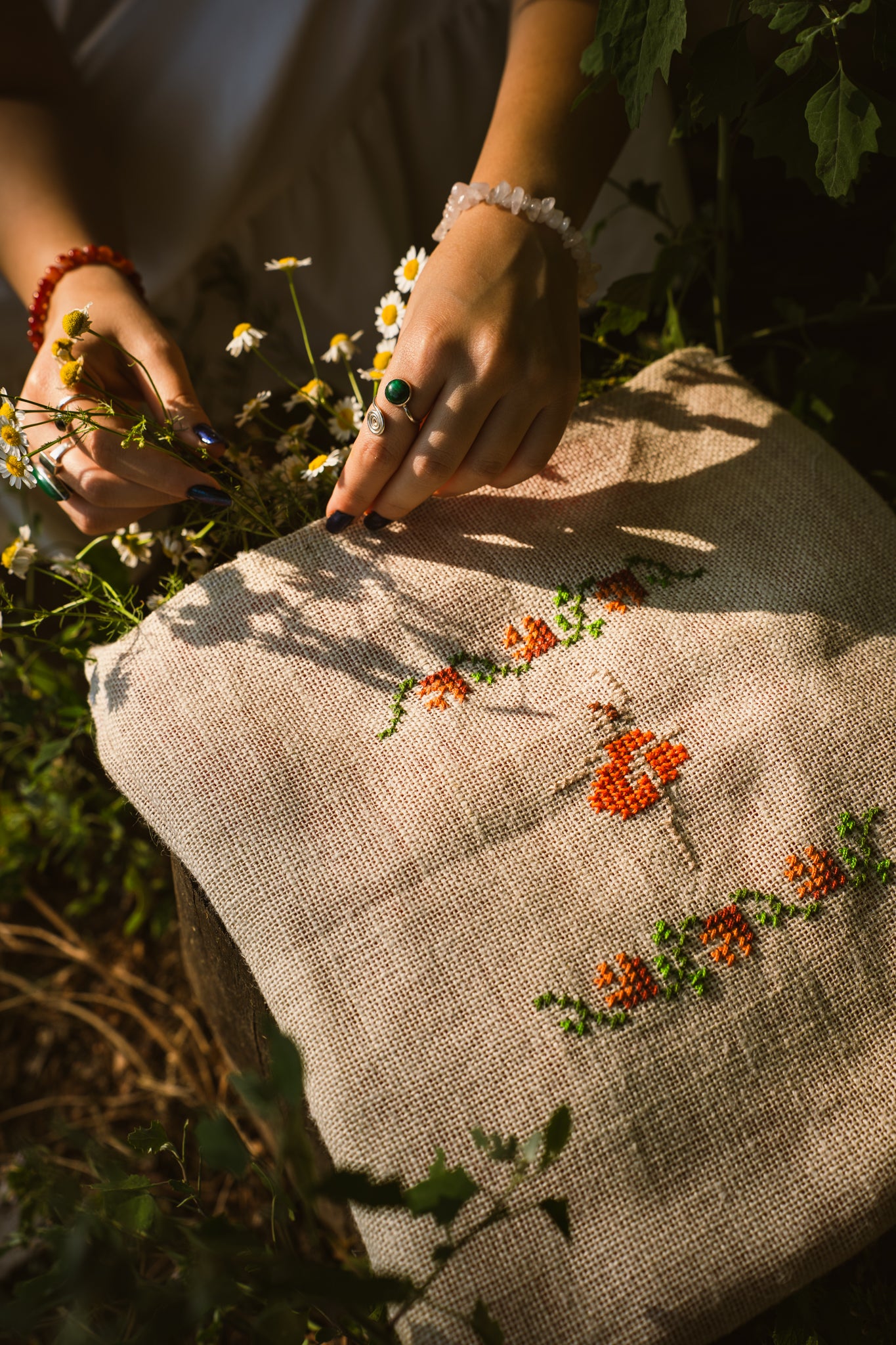 Orange Ballerina Tote Bag