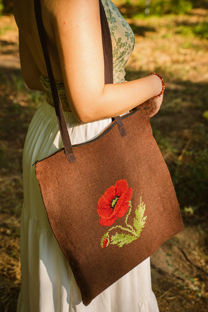 Poppy Tote Bag